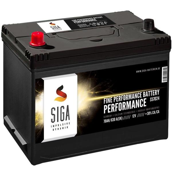 SIGA Performance Asia Autobatterie PPL 70Ah 12V